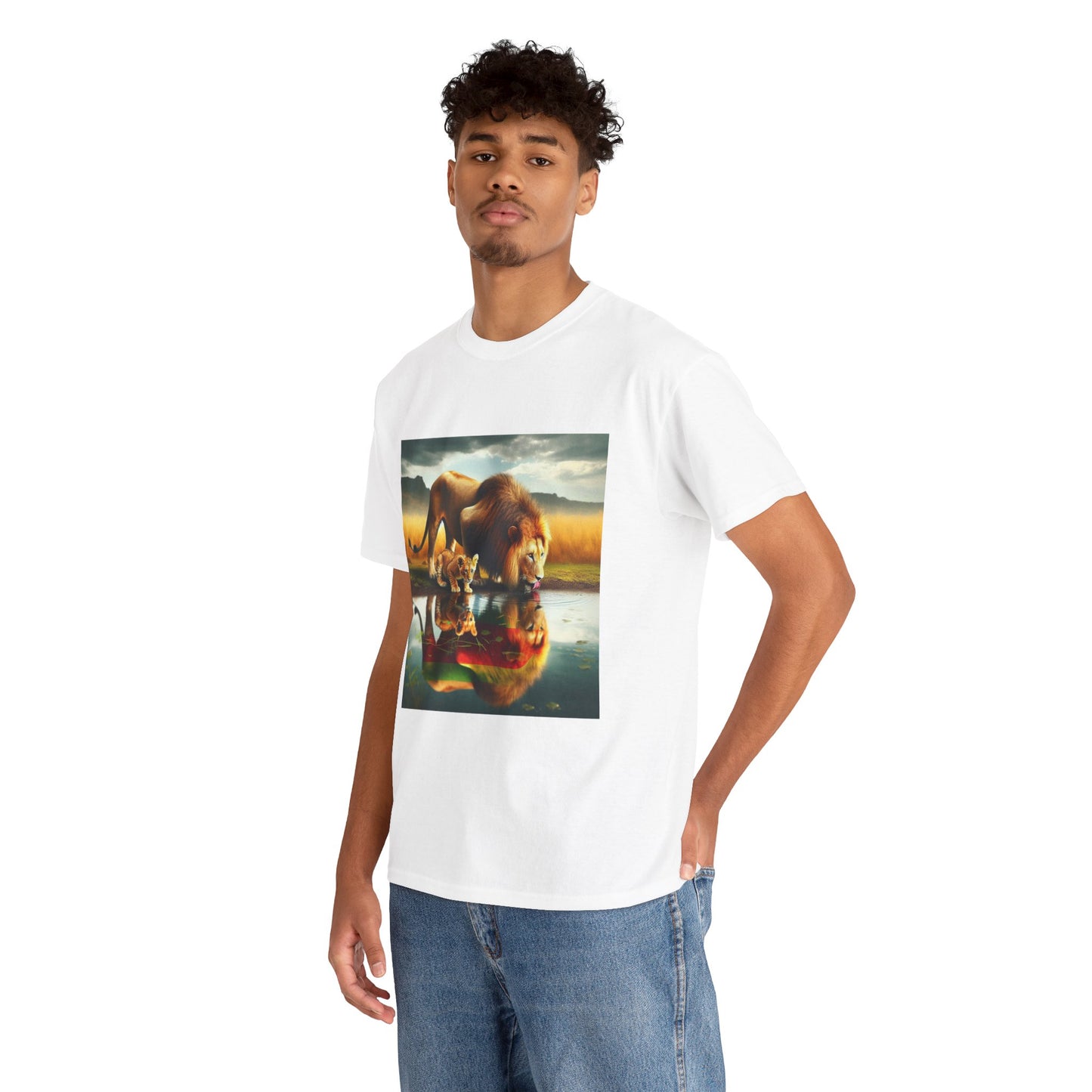 Ethiopian Lion Unisex Cotton Tee