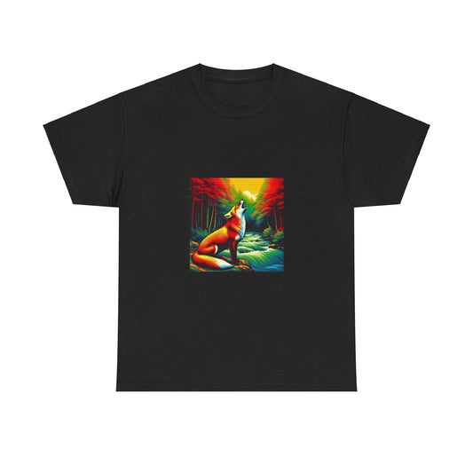 Ethiopian Red Fox Unisex Cotton Tee