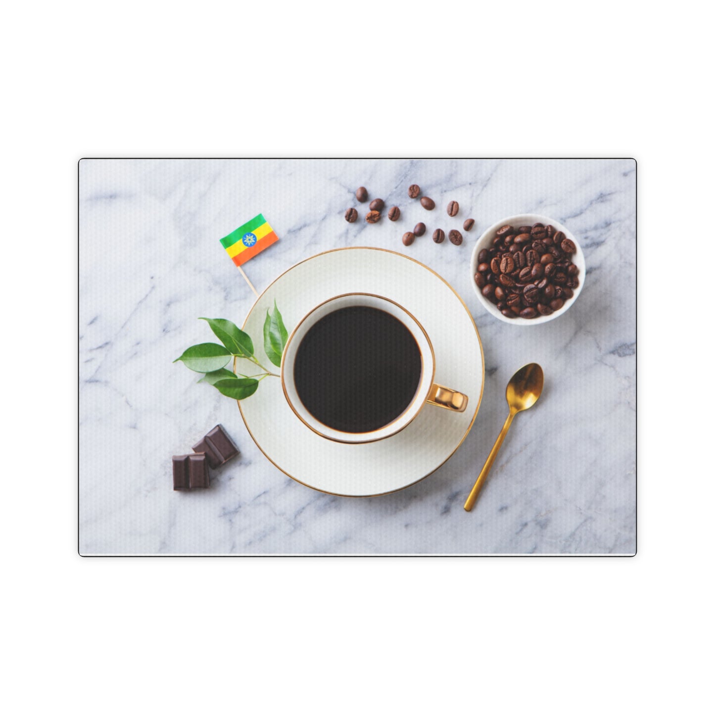 Canvas Photo Tile: Ethiopian Coffee