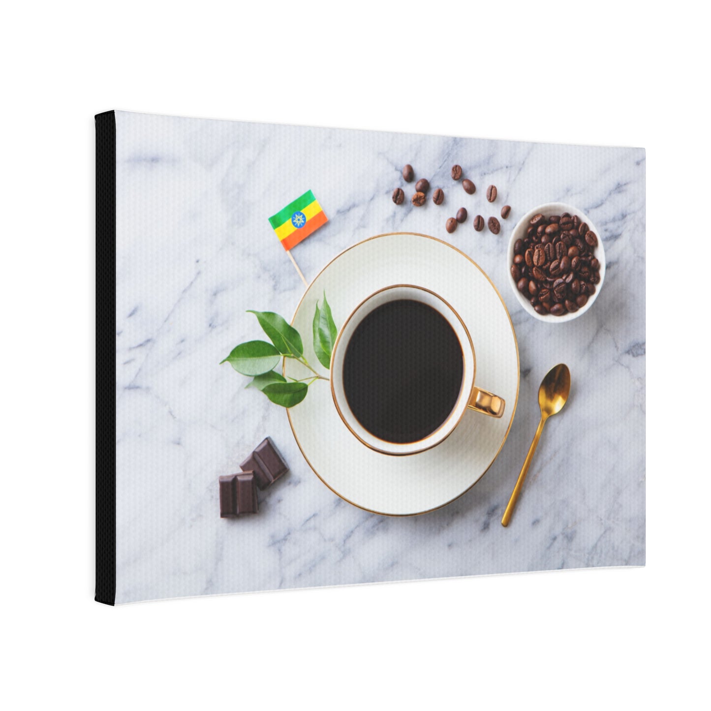 Canvas Photo Tile: Ethiopian Coffee