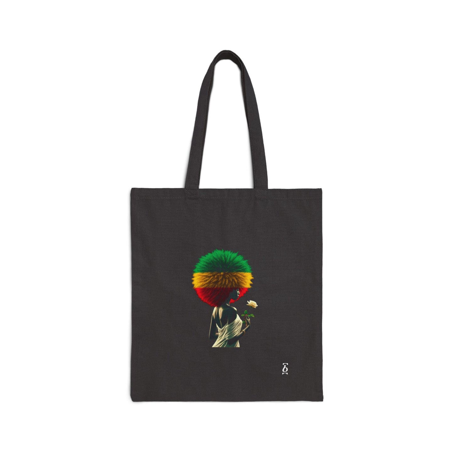 Canvas Tote Bag: Afro Design