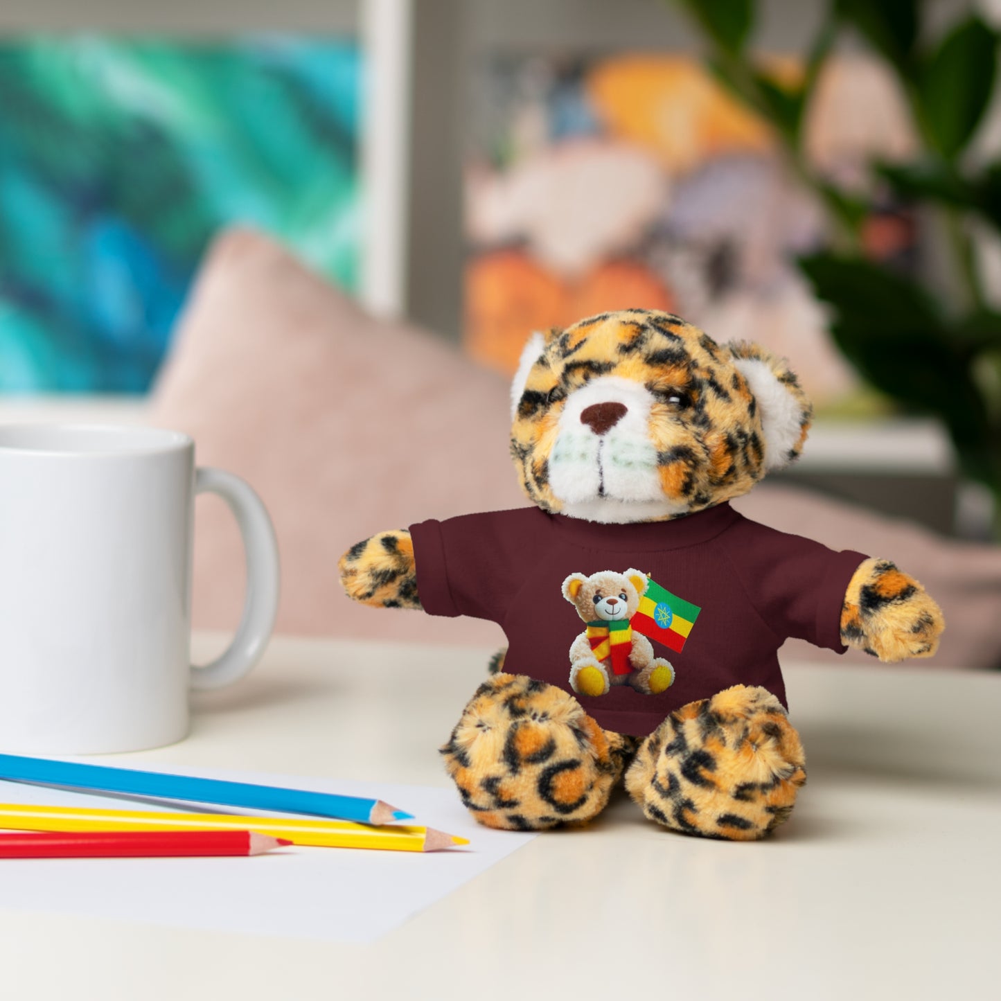 Stuffed Animals with T-shirt: Teddy Bear