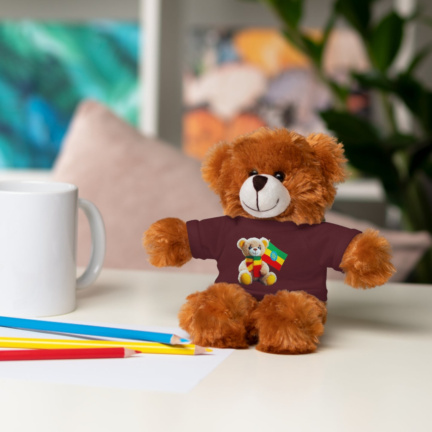 Stuffed Animals with T-shirt: Teddy Bear