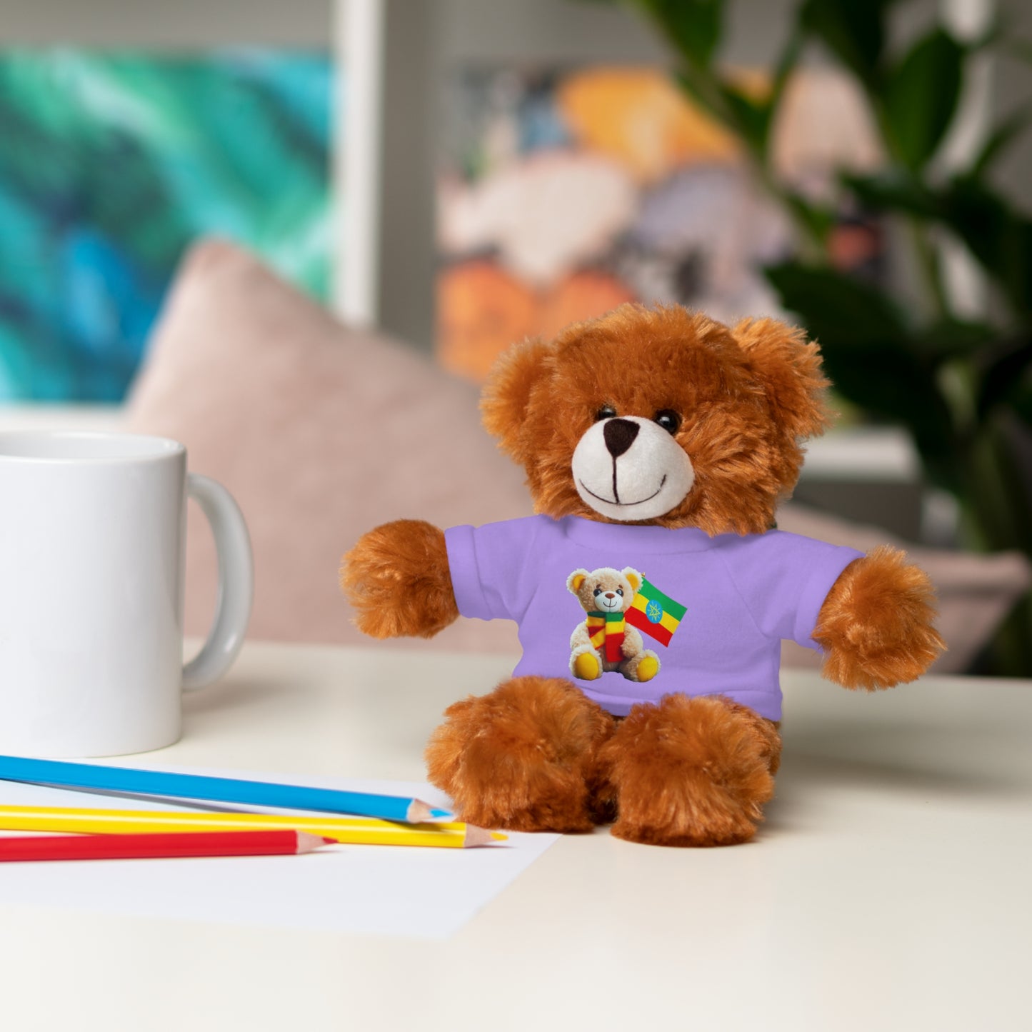 Stuffed Animals with T-shirt: Teddy Bear