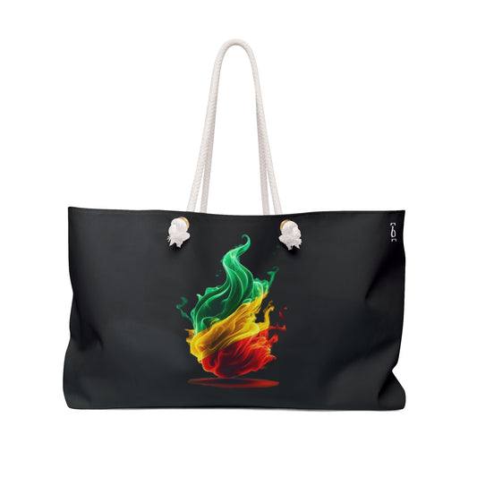 Ethiopian Fire Flag Weekender Bag