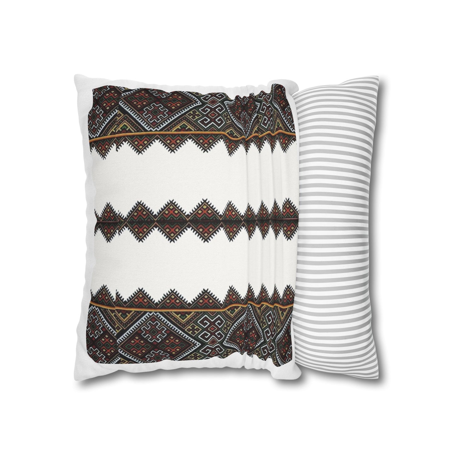 Square Pillowcase: Ethiopian Tilet Design