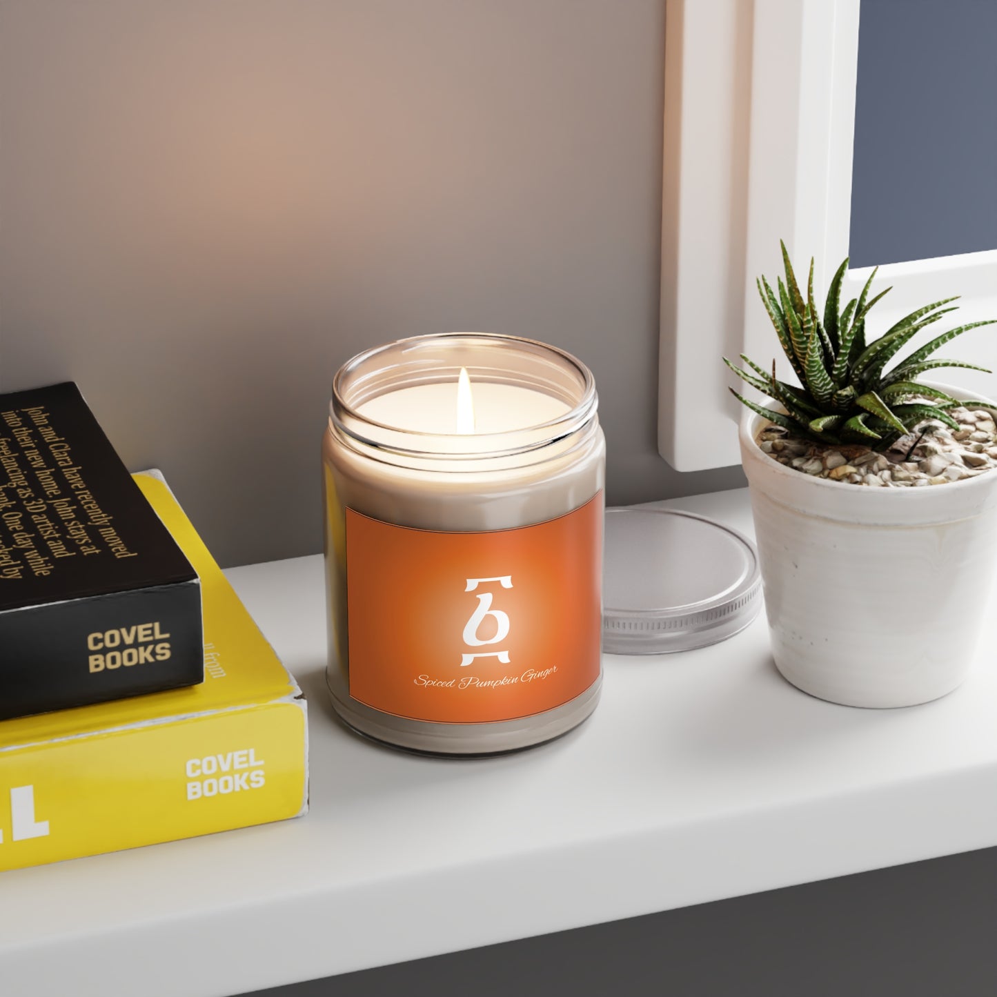 Ethio-Store Scented Candle: Spiced Pumpkin Ginger