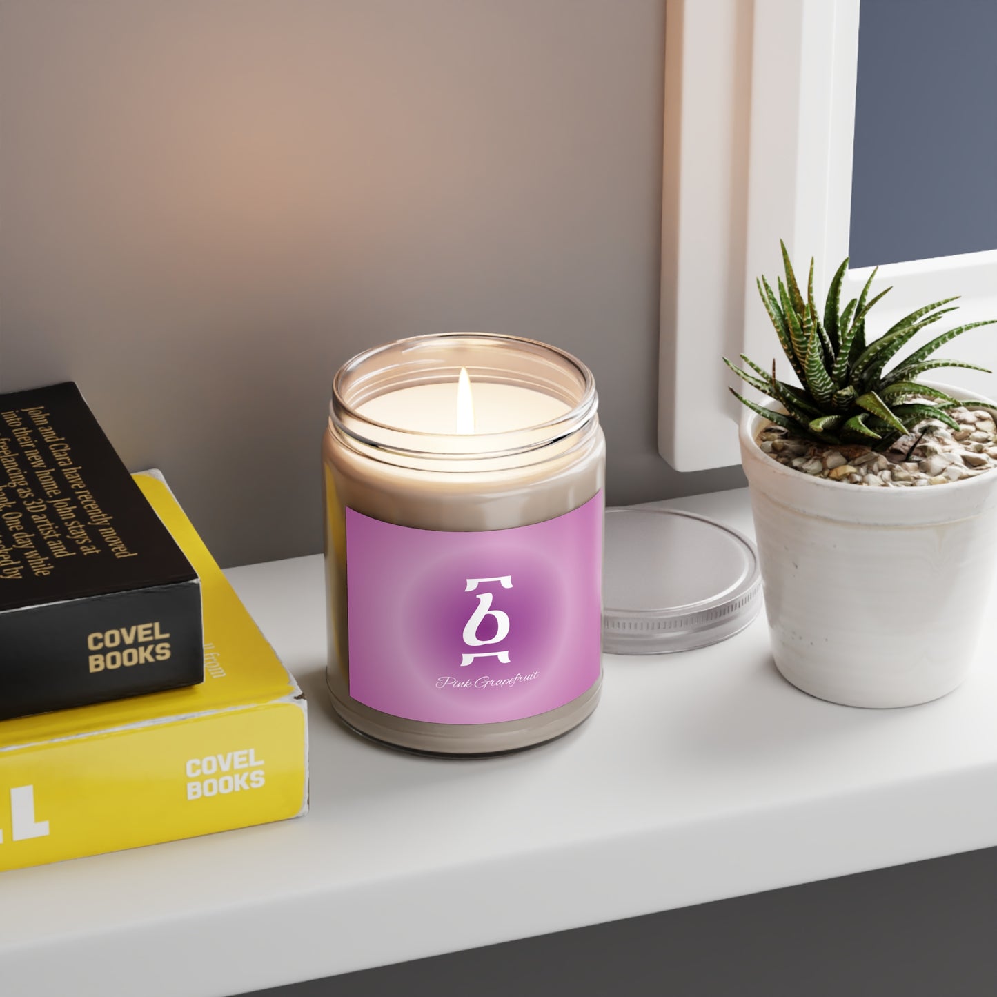 Ethio-Store Scented Candle: Pink Grapefruit