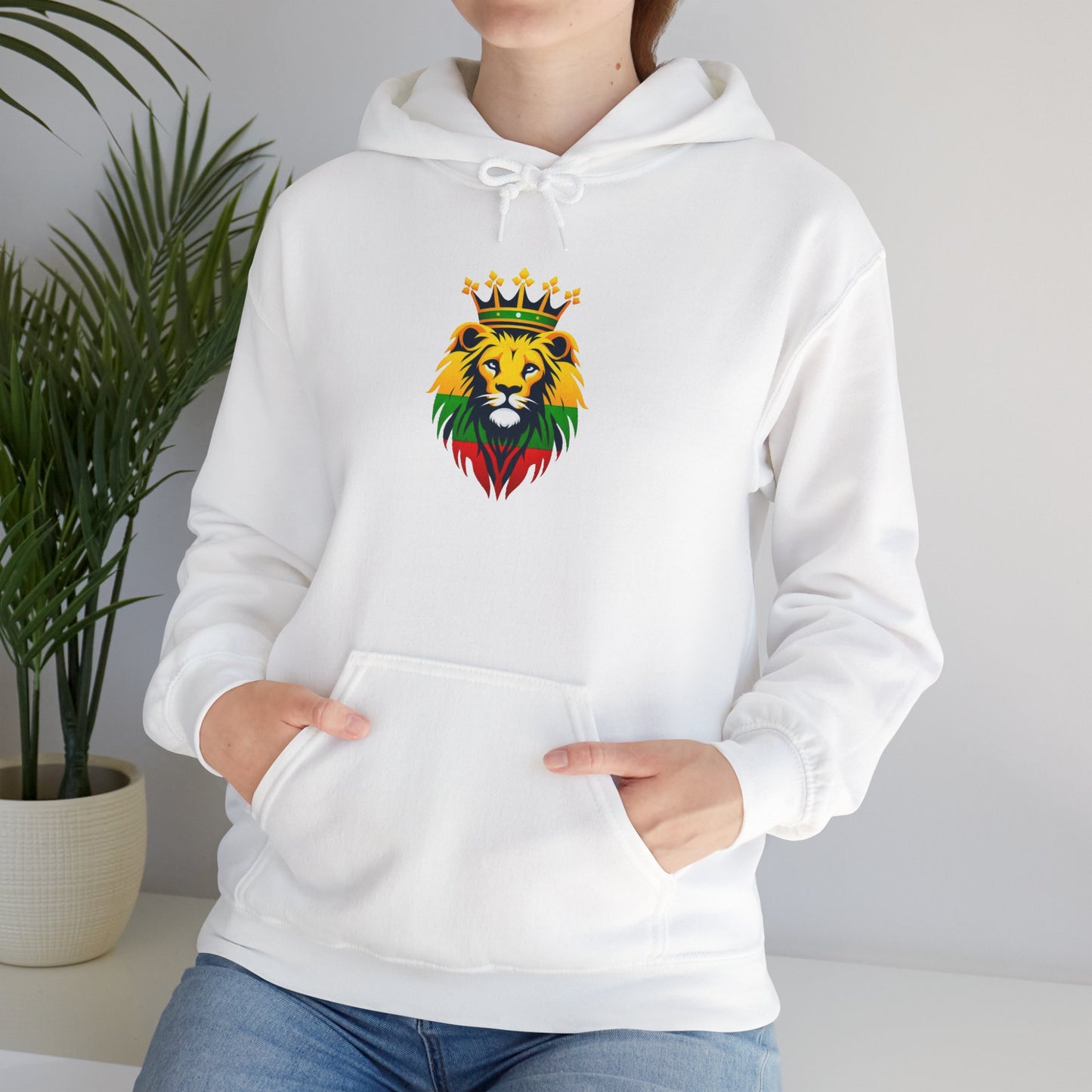 Ethiopian Lion Unisex Hooded Sweatshirt