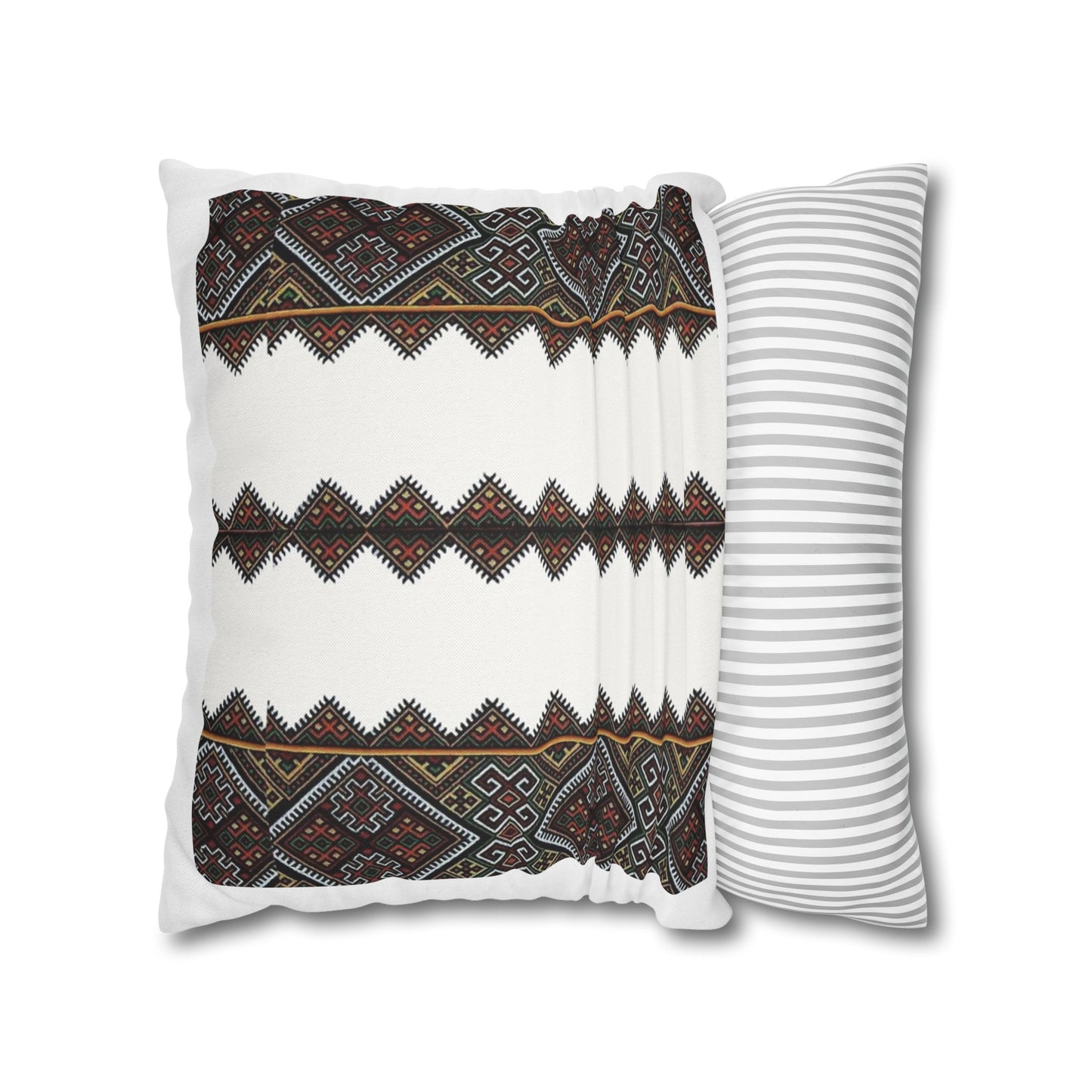 Square Pillowcase: Ethiopian Tilet Design