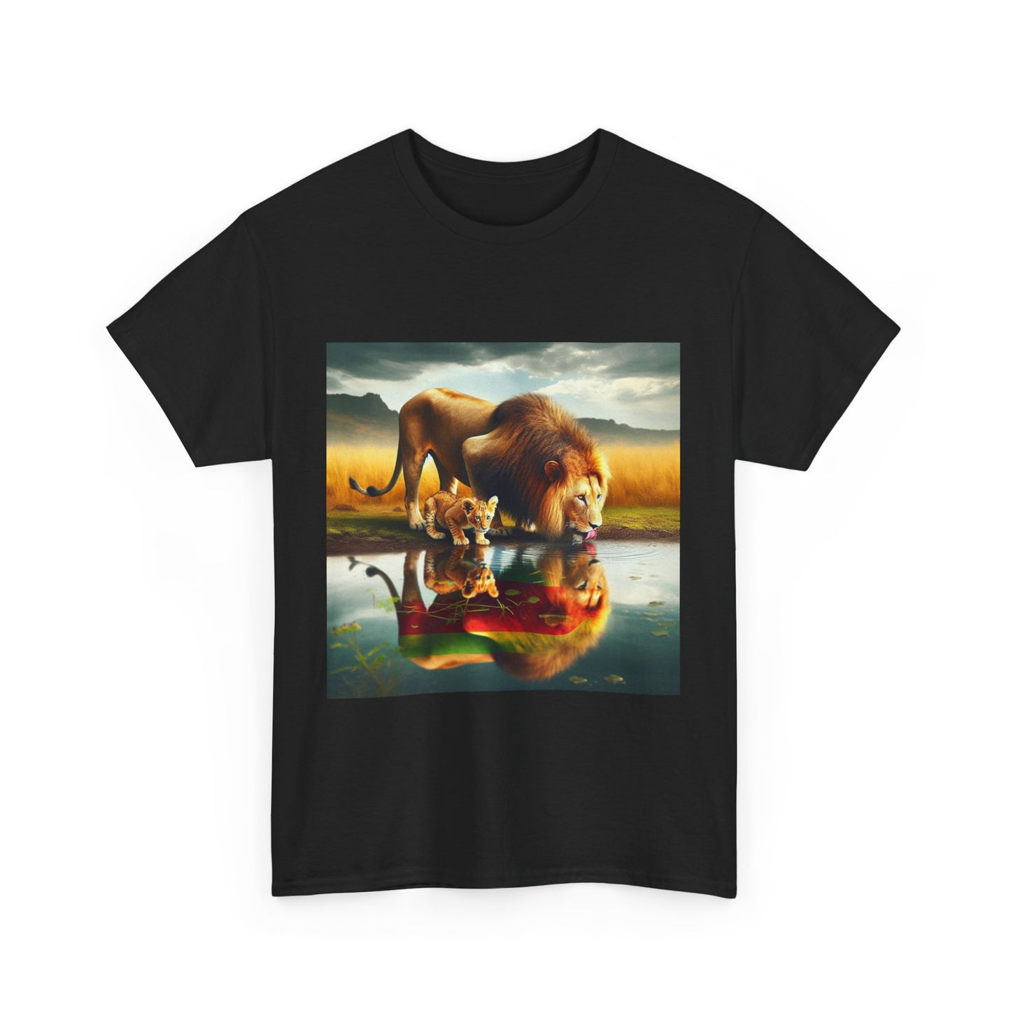 Ethiopian Lion Unisex Cotton Tee