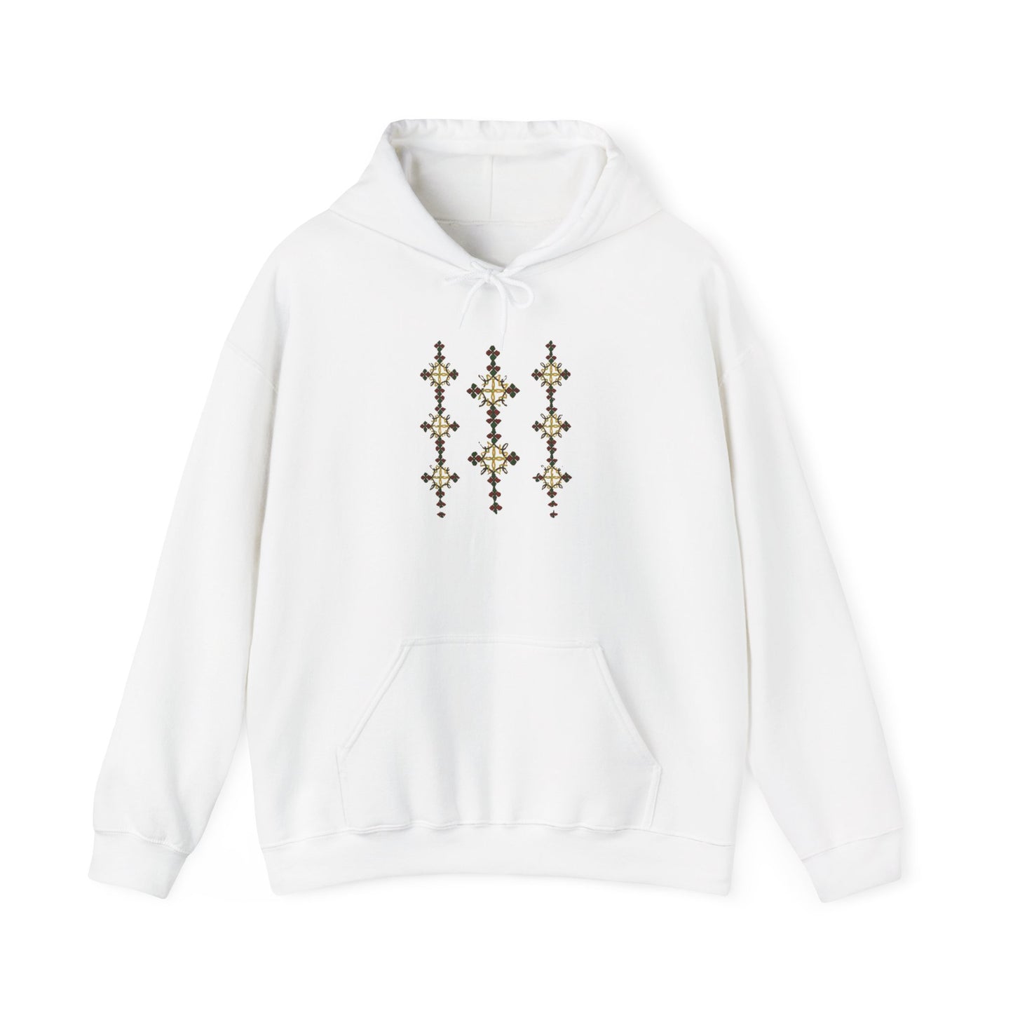 Unisex Hooded Sweatshirt: Ethiopian Tilet Design