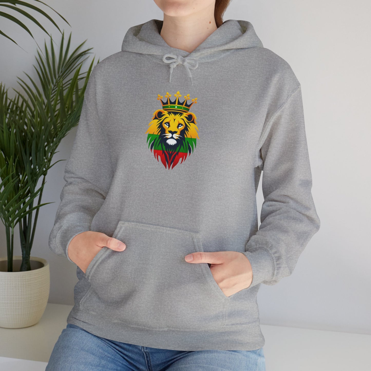 Ethiopian Lion Unisex Hooded Sweatshirt