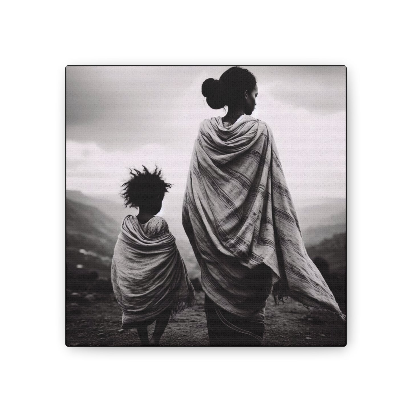 Mother and Child Canvas Wall Art