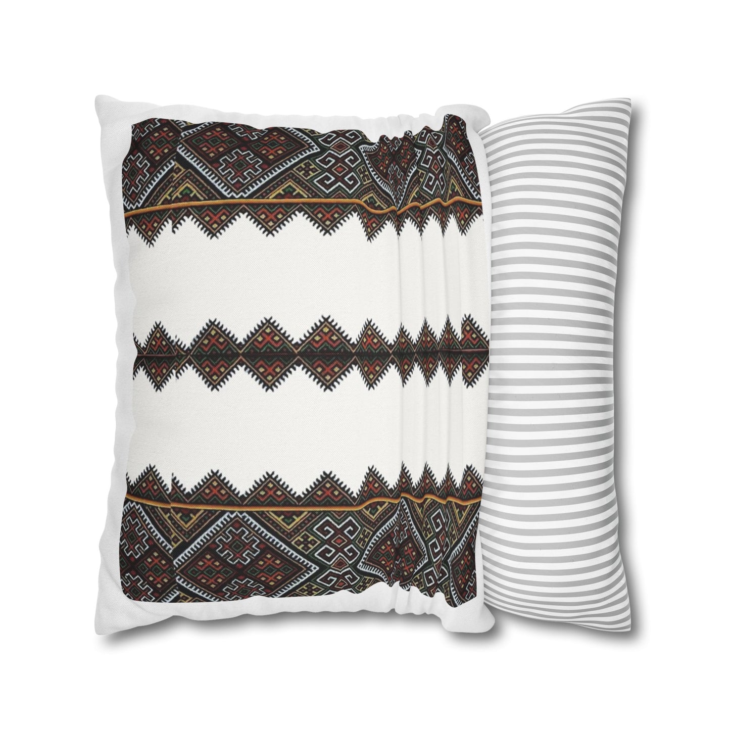 Square Pillowcase: Ethiopian Tilet Design