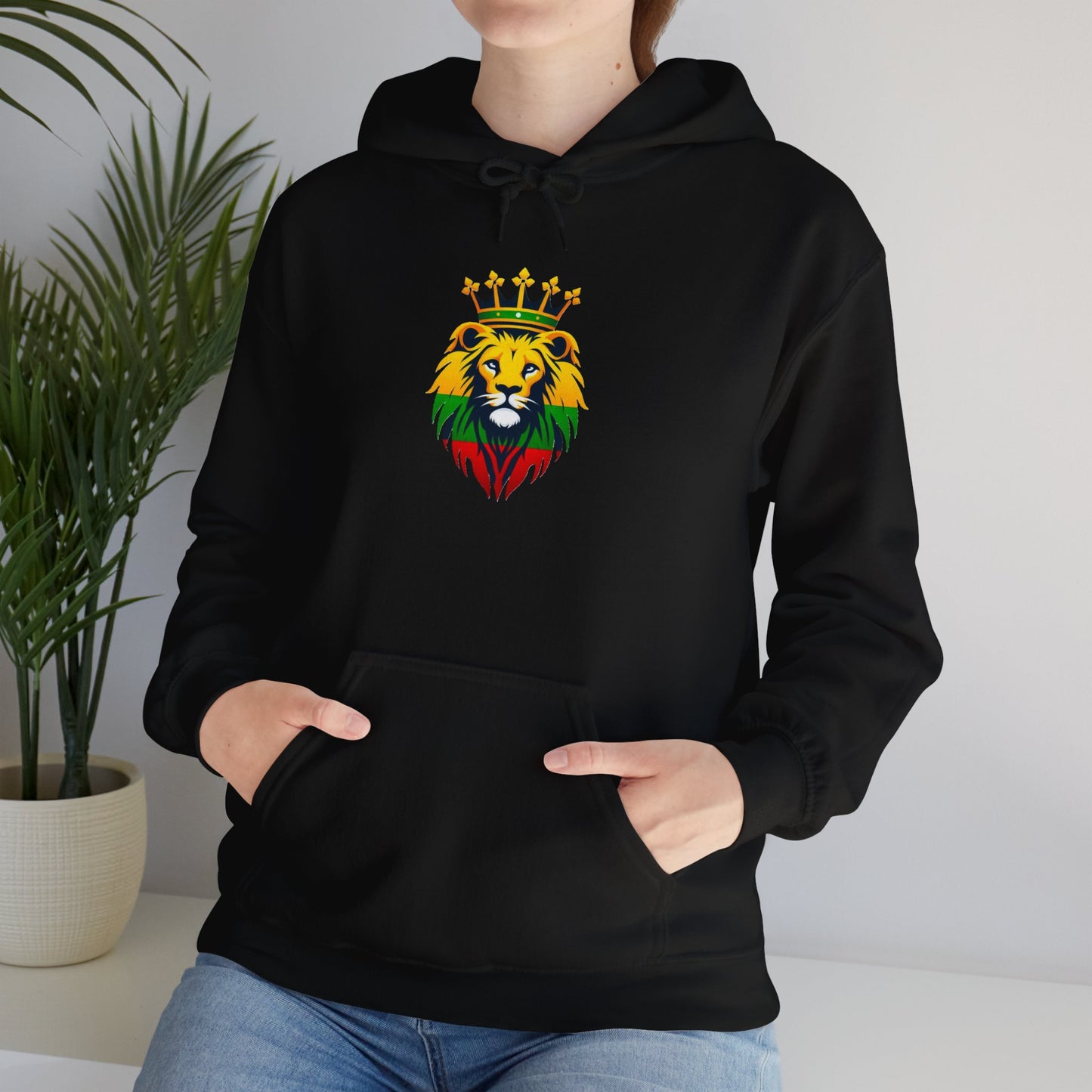 Ethiopian Lion Unisex Hooded Sweatshirt